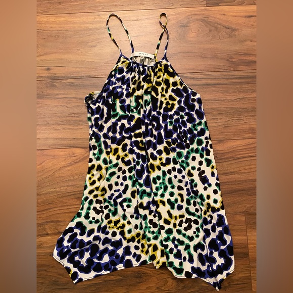 90s Purple Leopard Tank (S/M)